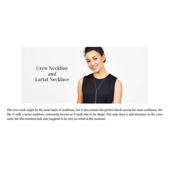 *SOLD* Elizabeth and James Topaz Lariat Necklace - Picture 8 of 8